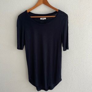 Madewell curved hem tee-size XS